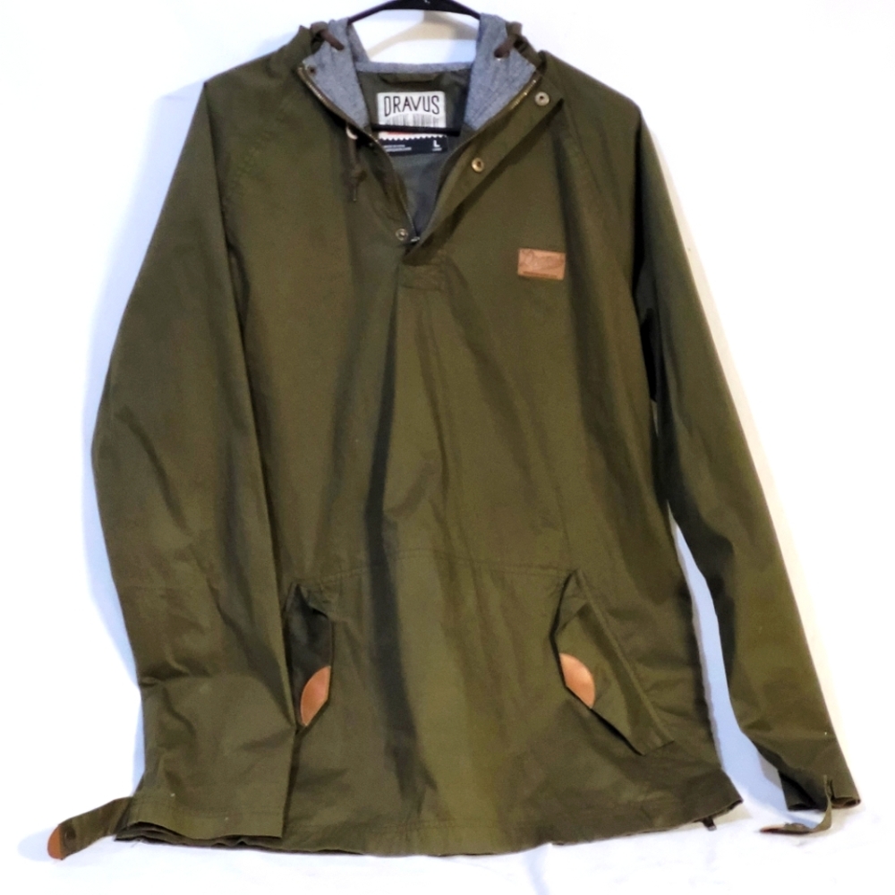 Dravus Men's Olive Windbreaker Jacket